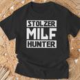 Stolzer Milfhunter Milfs Milf Geile Mama Mother T-Shirt Geschenke für alte Männer