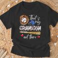 That's My Grandson Out There Baseball Grandma T-Shirt Gifts for Old Men