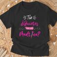 Tia Quieres Ser Mi Madrina Padrinos Regalos Y Peticion Tita Camiseta unisex Regalos para ancianos