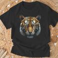 Tigre Animal Arte Diseño Tigre Camiseta unisex Regalos para ancianos