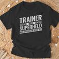 Top Trainer Hero Training Football Trainer T-Shirt Geschenke für alte Männer