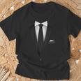 Tuxedo Mit Krawatte Für Lustige Hochzeiten T-Shirt Geschenke für alte Männer