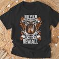 Newall Name Gifts, Never Underestimate Shirts, Newall Name Shirts