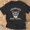 Unhinged Raccoon Vintage T-Shirt - Wild Style for Fun Fans Gifts for Old Men