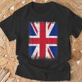 United Kingdom Uk Union Jack Flag England Great Britain T-Shirt Geschenke für alte Männer