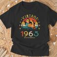 Vintage 1965 60 Geburtstag Frau Retro 60 Jahre Geschenk T-Shirt Geschenke für alte Männer