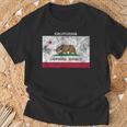 Vintage California Flag T-Shirt Geschenke für alte Männer