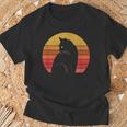 Vintage Style Cat Lovers Cat Retro Cat Sun T-Shirt Geschenke für alte Männer