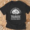 Volleyball Trainer T-Shirt Geschenke für alte Männer