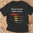 Warum Ich Beim Kegelnerloere Kegelnerlo T-Shirt Geschenke für alte Männer