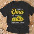 Women's The Best Oma In The World German T-Shirt Geschenke für alte Männer