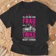 Women's Bin Eine Frau Und Ja Mein Trike T-Shirt Geschenke für alte Männer