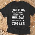 Women's Camping Grandma Wie Eine Normal Oma Nuriel Cooler T-Shirt Geschenke für alte Männer