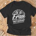 Women's Cool Motorcyclist Hot Biker Saying Motorcycle Ladies T-Shirt Geschenke für alte Männer