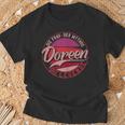 Women's Doreen The Woman Of Mythos The Legend First Name S T-Shirt Geschenke für alte Männer