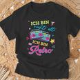 Women's With-Neck Ich Bin Nicht Alt Ich Bin Retro 70S 80S 90S T-Shirt Geschenke für alte Männer