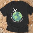 World Travel Around The World Trip Holidays T-Shirt Geschenke für alte Männer