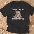 Yeah I'm Bi Boob Inspector T-Shirt Geschenke für alte Männer