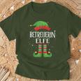 Caregiver Elf Outfit Christmas Family Elf Christmas T-Shirt Geschenke für alte Männer