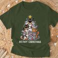 Cat Christmas Cat Christmas T-Shirt Geschenke für alte Männer