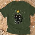 Cat Cat Lover Christmas Outfit Christmas T-Shirt Geschenke für alte Männer