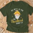 Christkind Schaut Zu Christmas Night Holiday Evening T-Shirt Geschenke für alte Männer