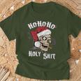 Christmas Santa Skull Rocker T-Shirt Geschenke für alte Männer