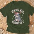 Christmas Guinea Pig Reindeer Was Out Sold Out T-Shirt Geschenke für alte Männer