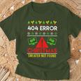 Christmas Slogan 404 Error Sweater Not Found Ugly Christmas T-Shirt Geschenke für alte Männer