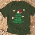 Christmas Tree Fir Christmas Children Christmas Stars Snow T-Shirt Geschenke für alte Männer