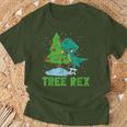 Christmas Tree Rex Dinosaur Fan Children's Christmas Tree T-Shirt Geschenke für alte Männer