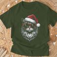 Cool Christmas Cat Santa Christmas Fun T-Shirt Geschenke für alte Männer