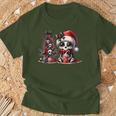 Cute Skeleton Skull Christmas Gothic Christmas Tree T-Shirt Geschenke für alte Männer