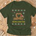 Dachshund Christmas Jumper Women's Christmas Jumper Ugly T-Shirt Geschenke für alte Männer