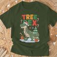 Dinosaur Christmas Jumper Xmas Tree Rex Pyjama T-Shirt Geschenke für alte Männer