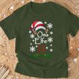 Elf Grandma Grandmother Elf Christmas Ugly Christmas T-Shirt Geschenke für alte Männer