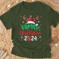 Family Christmas 2024 Santa Reindeer Matching Family Group T-Shirt Geschenke für alte Männer