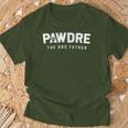 Fathers Day Christmas Pawdre The Dog Father Dog Dad T-Shirt Gifts for Old Men