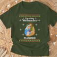 Flunder Fish Christmas Wonder Fishing Baltic Sea North Sea T-Shirt Geschenke für alte Männer