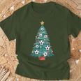 Football Christmas Tree Outfit For The Holidays T-Shirt Geschenke für alte Männer