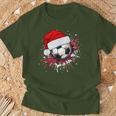 Football Santa Claus Christmas Xmas T-Shirt Geschenke für alte Männer