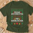 Frohe Arschnachten Ihr Weinlöcher Costume Christmas T-Shirt Geschenke für alte Männer