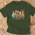 Chicken Christmas Lights Cute Farm Animal T-Shirt Geschenke für alte Männer