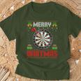 Dart Game Merry Dartmas Xmas Santa Ugly Dart's Christmas T-Shirt Geschenke für alte Männer