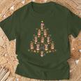 Flannelette Christmas Tree Christmas Flannelette T-Shirt Geschenke für alte Männer