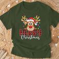 Reindeer Merry Christmas Family T-Shirt Geschenke für alte Männer