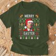 Ugly Jumper Merry Easter Biden Christmas T-Shirt Geschenke für alte Männer