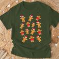 Gingerbread Christmas Gingerbread Pyjamas Mens T-Shirt Geschenke für alte Männer