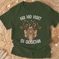 Ho Ho Hoit Di Goschn Weihnachten Ugly Christmas T-Shirt Geschenke für alte Männer