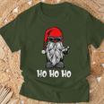 Ho Ho Ho Xmas Christmas Cool Santa Costume T-Shirt Geschenke für alte Männer